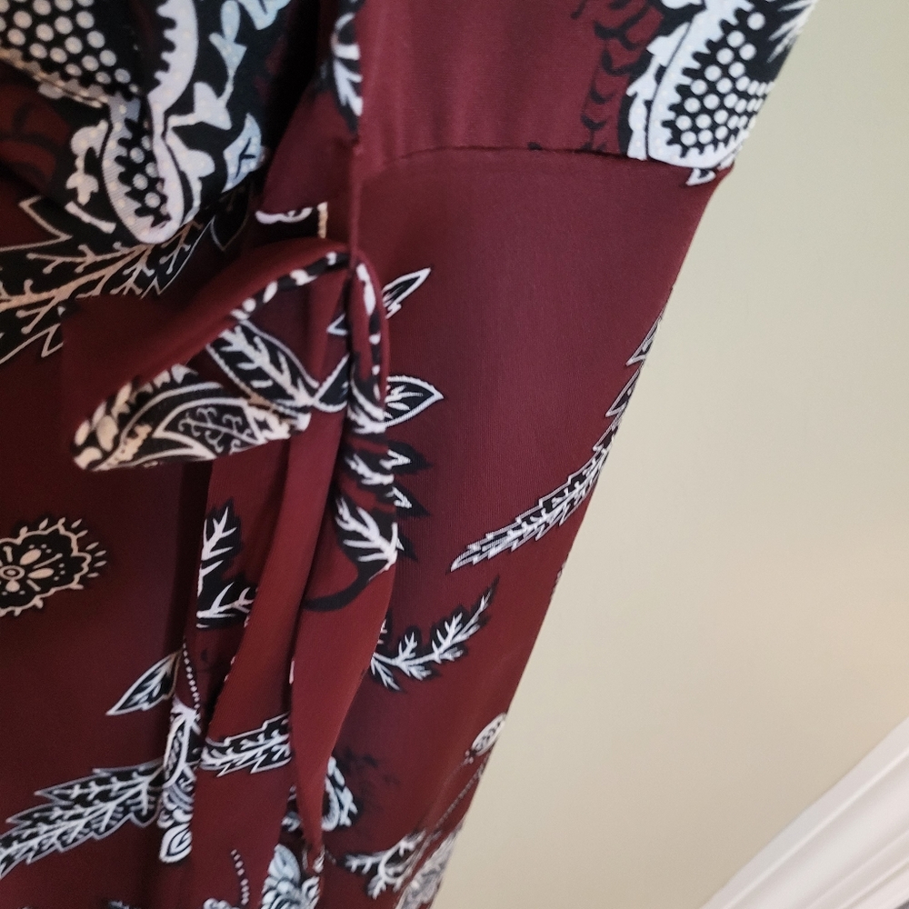 Always Indio brown, white, and black dress. Size 2X. - Picture 4 of 9